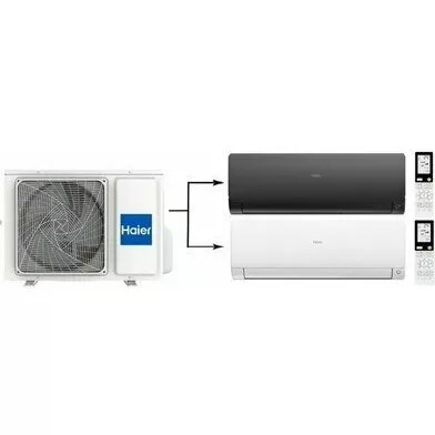 Мульти сплит система на 2 комнаты HAIER 2U40S2SM1FA/AS25S2SF2FA-W/AS35S2SF2FA-B