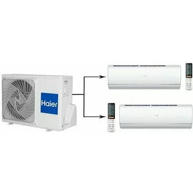 Мульти сплит система на 2 комнаты HAIER 2U50S2SM1FA-3/AS25S2SJ1FA-W/AS35S2SJ1FA-W