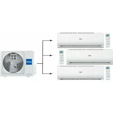 Мульти сплит система на 3 комнаты HAIER 3U70S2SR5FA/AS07TS6HRA-M/AS09TS6HRA-M/AS12TS6HRA-M