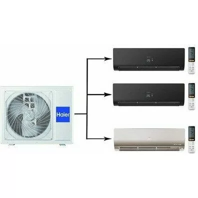 Мульти сплит система на 3 комнаты HAIER 3U70S2SR5FA/AS25S2SF2FA-G/AS25S2SF2FA-B*2шт