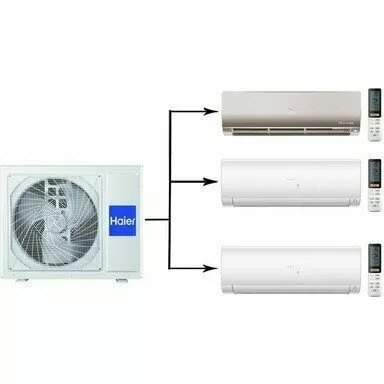 Мульти сплит система на 3 комнаты HAIER 3U70S2SR5FA/AS25S2SF2FA-G/AS25S2SF2FA-W*2шт Мульти сплит система на 3 комнаты HAIER 3U70S2SR5FA/AS25S2SF2FA-G/AS25S2SF2FA-W*2шт