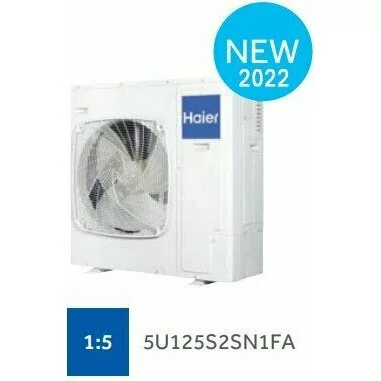 Внешний блок мульти сплит-системы на 5 комнат HAIER 5U125S2SN1FA Внешний блок мульти сплит-системы на 5 комнат HAIER 5U125S2SN1FA
